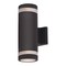 Maxim Lightray 2-Light 4.25" Wide Architectural Bronze Outdoor Wall Sconce 6112ABZ